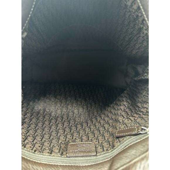 Christian Dior Brown Leather Ethnic Charm Tote*BEAUTIFUL SOFT LEATHER! - Picture 9 of 15